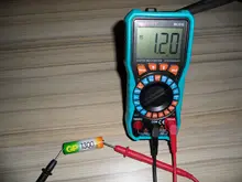 Mileseey-multímetro Digital NCV de rango automático, medidor de voltaje CA/CC, luz Flash, pantalla grande