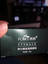 Fonce-Parches de colágeno alga de aguas profundas, máscaras coreanas para reducir las ojeras, Gel para dormir, antiarrugas, 60 Ojo de cristal