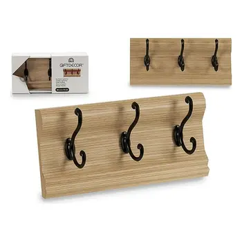

Hanger Black Plastic Wood (5,5 x 14 x 30 cm)
