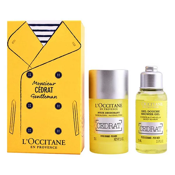 Набор мужской косметики Eau De Cedrat L'occitane(2 шт