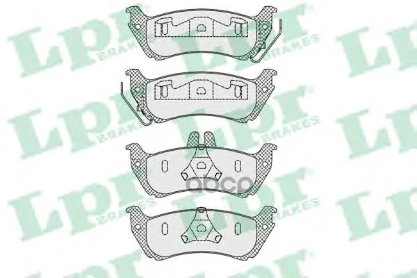 Колодки Тормозные Mercedes W163 Ml 230-430 12.98-08.00 Задние Lpr 05p1000 Lpr арт. 05P1000