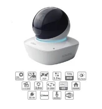 

Camara wifi Cube PT IP 1.3M DN IR10m 3.6mm Wifi Audio 5V dahua