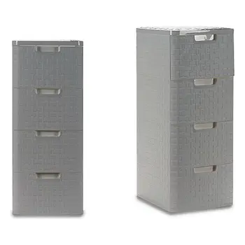

Chest of drawers Plastic (33 x 82 x 37,5 cm) 4 drawers