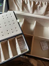 Joyero de terciopelo de doble capa, caja de almacenamiento de joyería europea de cuero de alta capacidad, soporte de joyería de gran espacio, caja de regalo