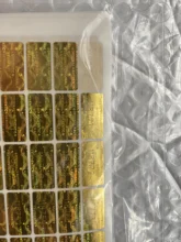 Pegatinas de seguridad holográficas, etiquetas transparentes a prueba de manipulaciones, número de serie, láser, personalizadas, 2000 Uds., 20mm x 10mm