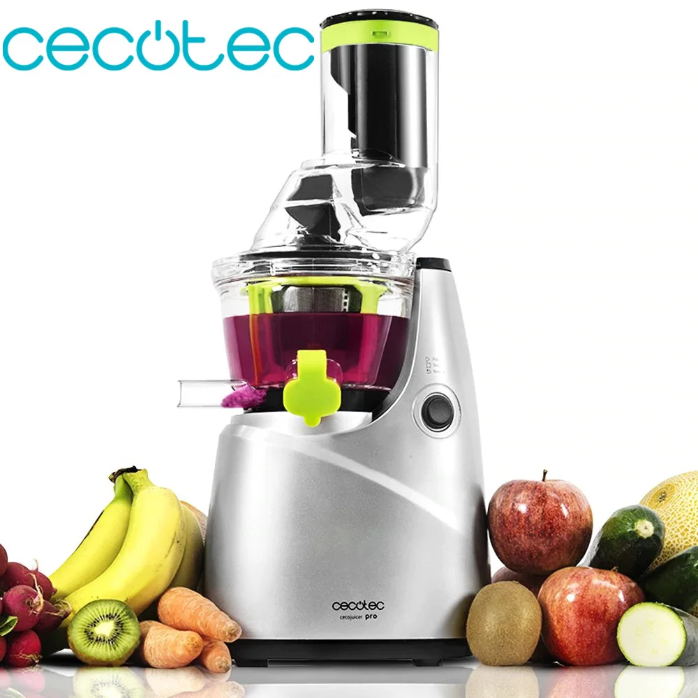 Cecotec Cecojuicer Pro Cold Pressed Blender 250w Maintains Natural  Properties Of Fruits Vegetables Silent System Security Lock - Juicers -  AliExpress
