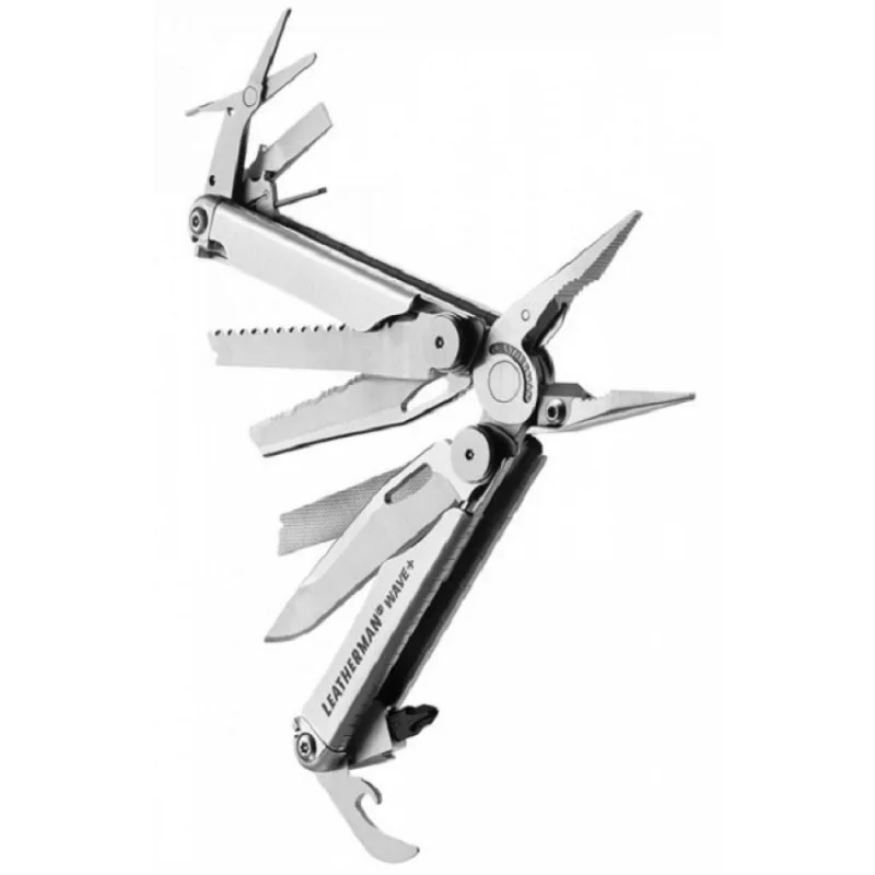 МУЛЬТИТУЛ LEATHERMAN WAVE PLUS (832524) 17ФУНКЦ. СЕРЕБРИСТЫЙ | Спорт и развлечения