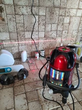 DEKO-Nivel láser serie LL5, herramienta de nivelación de 5 líneas, 6 puntos, luz roja y verde, nivelado automático, Horizontal y Vertical, ajuste de 360 grados, mayor visibilidad