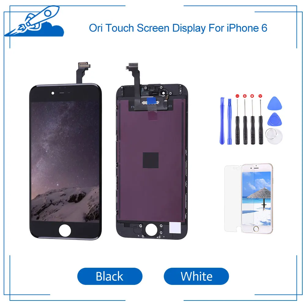 

Grade AAA EBR For iPhone 6 6S Plus LCD With 3D Force Touch Screen Digitizer Assembly For iPhone 5S Display No Dead Pixel New