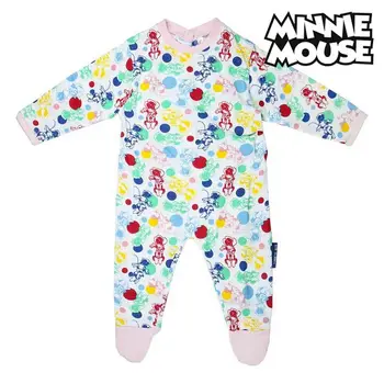 

Baby's Long-sleeved Romper Suit Minnie Mouse White