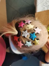 Mini pestillo de pelo fino para bebé, pinzas para el pelo de estrella brillante para recién nacido, horquilla para niña, horquilla de lentejuelas, 10 Uds.
