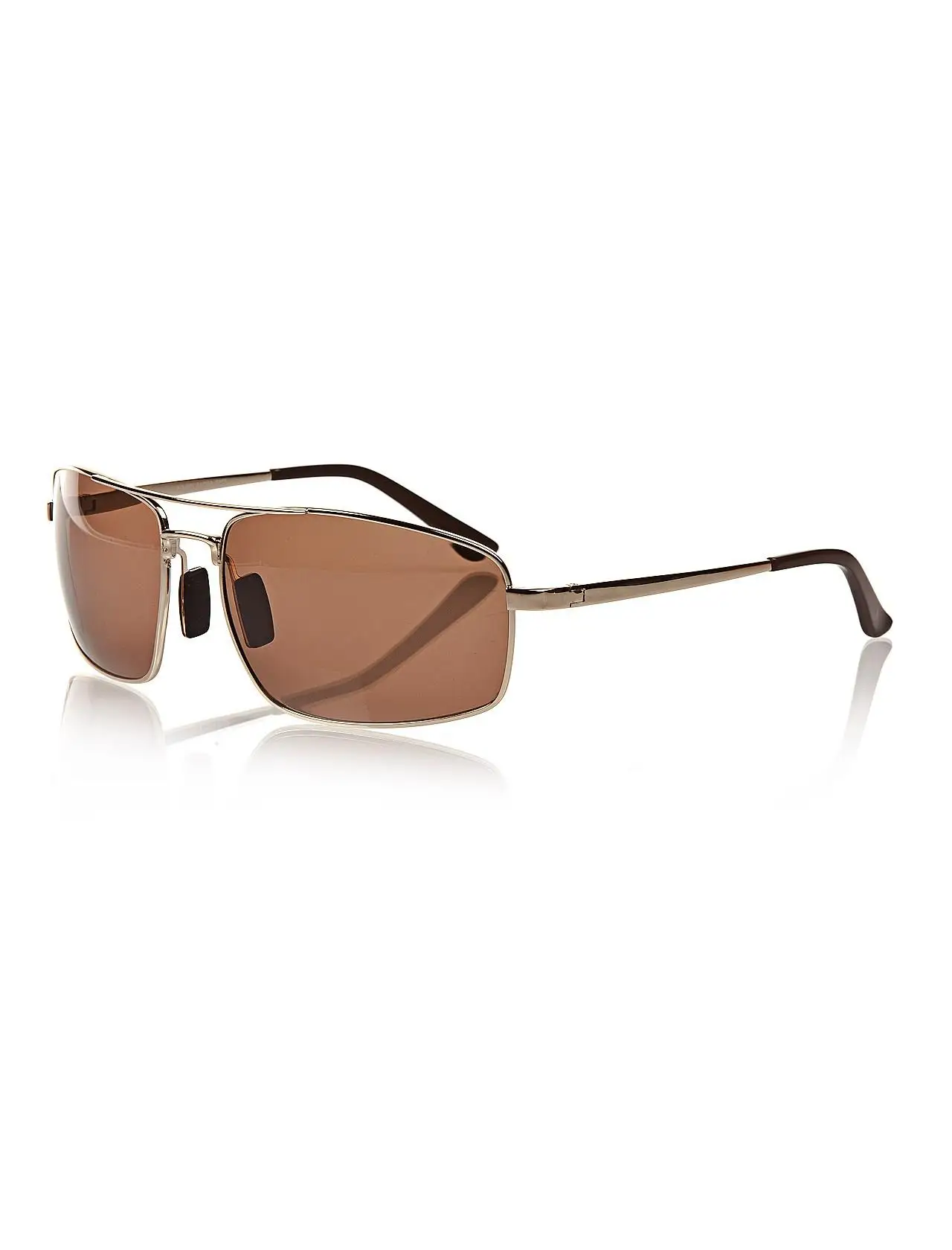 

Men's sunglasses amr 5250 05 64 metal gold organic rectangle rectangular 64-15-130 aston martin