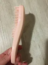 1 Uds caliente magia peine mango Anti estática cepillo de pelo de masaje enredo desenredar el masaje de ducha cepillo peine utensilio de peluquería