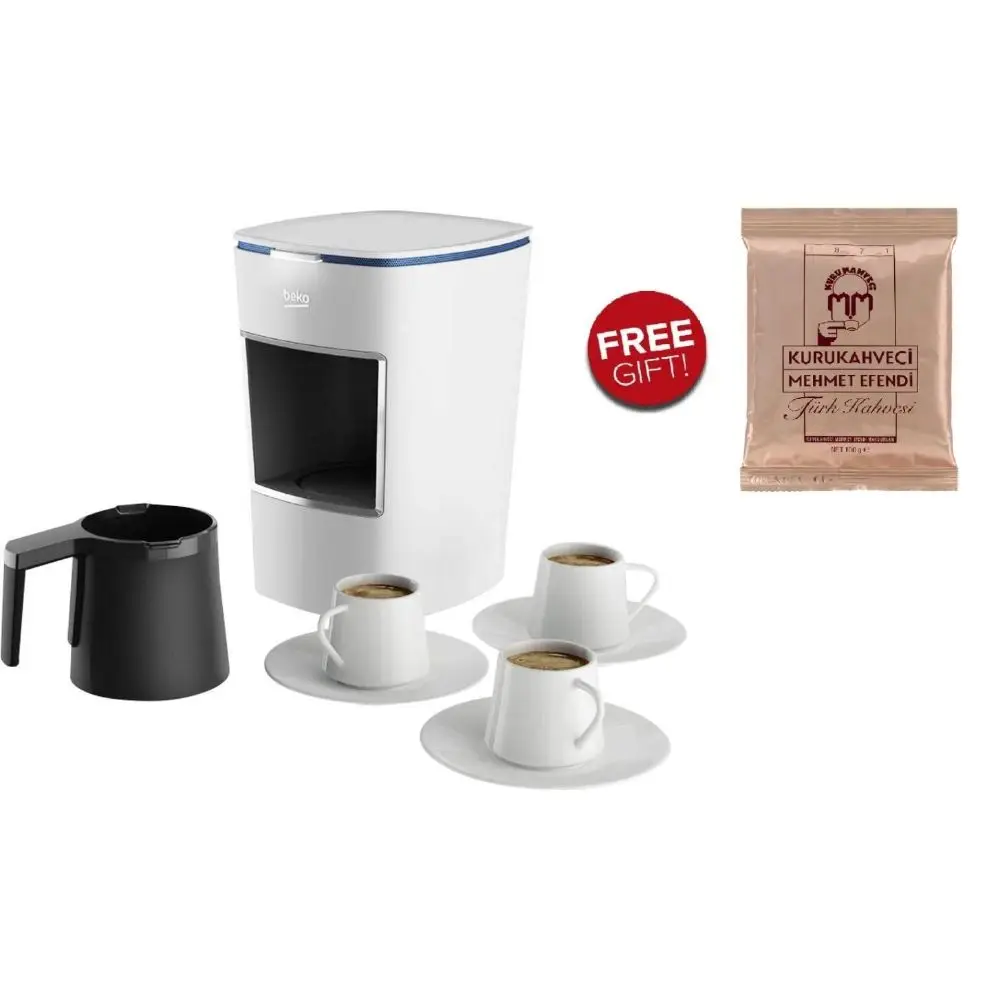 

Beko Automatic Copper Automatic Turkish Coffee Maker Cordless Electric Coffee Bikahve (TURKISH COFFEE IS OUR GIFT)
