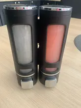 Shampoo-Dispenser Container Washroom-Accessories Liquid-Soap Shower Bath Wall-Mount Single/double-400ml