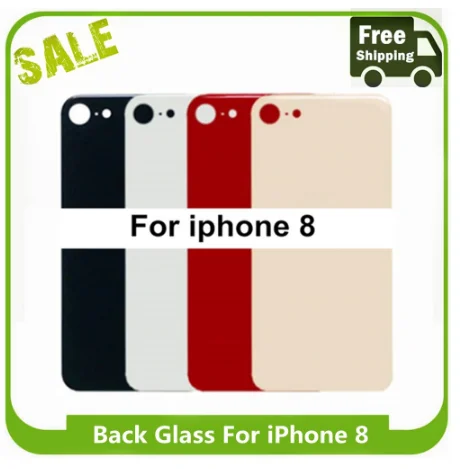 Back panel (cover glass) increased hole with logo and eurosign for iPhone 8 Plus. | Мобильные телефоны и аксессуары