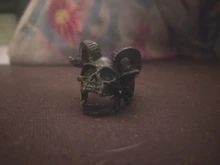 Anillo de acero inoxidable gótico Vintage para hombre, anillo de calavera para hombre, anillo con grabado de motocicleta, accesorios de joyería