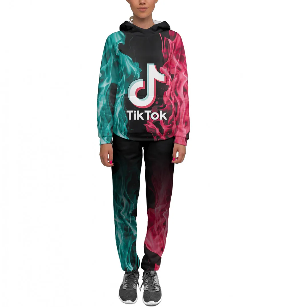 Женский спортивный костюм TikTok|Спортивные костюмы| |
