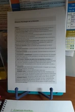 Soporte de libros plegable portátil, soporte de lectura para libros, estante de recetas, organizador plegable para tableta de puntuación de música