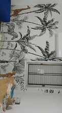 3D Wallpaper Mural Animals Nordic Tropical-Plants Custom Hand-Painted Large