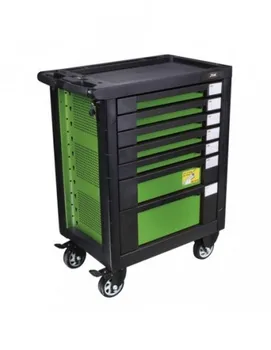 

JBM 52708 TROLLEY TOOLS Sets 7 DRAWERS GREEN