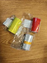 Pegatinas de cinta de advertencia Reflector de luz de advertencia pegatina protectora película reflectante marca de seguridad para coche reflectante 100cm X 5cm