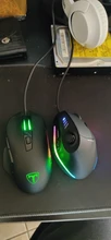 Lefon Vertical Gaming Mouse Wired RGB Ergonomic USB Remote Programmable Laser Gaming
