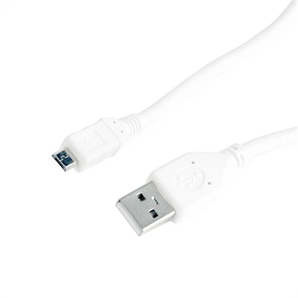 USB 2 0 A к Micro B Кабель GEMBIRD CCP-mUSB2-AMBM-W-0.5 (0 5 м) белый | Электроника