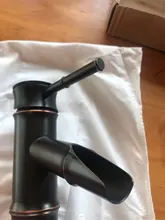 Basin Faucets Vessel Water-Tap Bathroom Sink Tall Brass Bamboo Black Retro Single-Hole