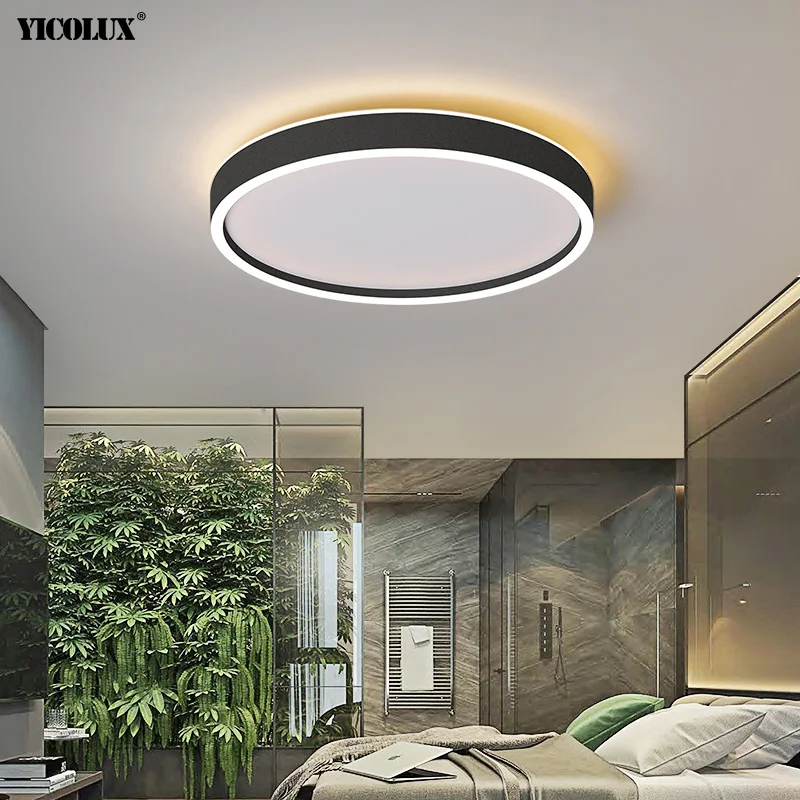 

Dimmable New Modern LED Ceiling Lights With Remote For Living Dining Study Room Bedroom Corridor Aisle Hall Foyer Lighting Lamps