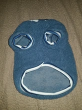 Pet-Outfits Hoodie Daisy-Letter Yorkies Blue Winter Fashion Cute Boy Velvet Ropa Perro