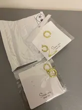 17KM-pendientes de borlas con Clip para mujer, aretes de línea larga dorados, Circonia cúbica, Cruz en la oreja, Clip, regalo de joyería 2021