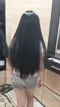 Pelucas de diadema largas y rectas para mujeres negras, pelo sintético resistente al calor, hecha a máquina, 20, 22, 24, 26, 28 y 30 pulgadas
