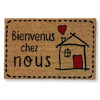 

Koko Doormats Doormats entrance for House and Garden, in French welcome chez nous, original and Fun Home entrance mats,