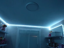 Lámpara de luz de fondo con Bluetooth y WIFI para decoración del dormitorio, controlador Flexible RGB 5050, cadena luminosa, tiras de luz LED