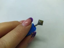 HYTOOS 10mm Diamante de rombo de uñas taladro 3/32 Rotary Burr cortadores para manicura taladro eléctrico accesorios uñas Mills Tools-D-7