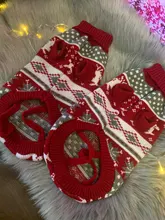 Pet Cat Reindeer Sweater Winter Warm Cat Clothes for Cats Kedi Outfit katten Clothing