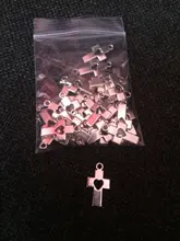 30 Uds. Colgantes de Cruz corazón 18x20mm Color plateado bronce tibetano colgantes joyas antiguas, fabricación artesanal