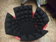Wall-Panels Pyramid Studio-Treatment Acoustic-Foam Sound-Absorption 12pcs 25--25--5cm