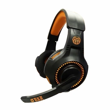 

Gaming Headset with Microphone iggual ONAJI ONNA Black Orange