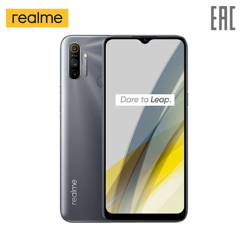 Смартфон realme C3 3+64 ГБ RU [Тройная камера Емкий аккумулятор 5000 мАч] [Ростест Доставка