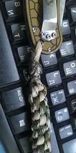 DIY Knife Pendant Beads Skull-Paracord-Beads Crow EDC Brass Vintage-Color Outdoor-Tools