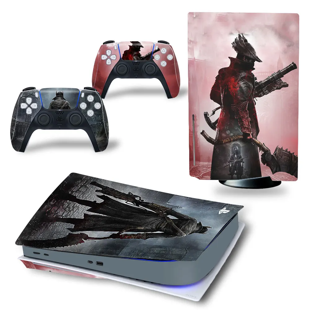 Bloodborne Ps5 Standard Disc Edition Skin Sticker Decalcomania Cover Per Console Ps5 E 2 Controller Ps5 Skin Sticker #3986