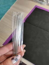 30 Uds aguja para cuentas de joyería haciendo Pines de Metal grandes ojos curva abierta 80mm 100mm 120mm de cuerda de enhebrar agujas de coser