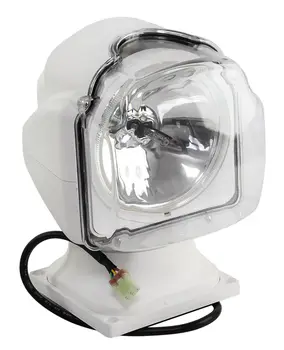 

Remote control floodlight, White housing, xenon, joystick and keychain, 971 sl055cwpt12vss model