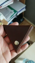 Monedero Vintage de cuero genuino hecho a mano, monedero pequeño, soporte para monedas, billetera encantadora pequeño regalo creativo