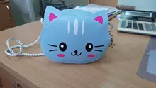 Bolso cruzado para niños y niñas, cartera pequeña con dibujos de animales, monedero, mochila de hombro