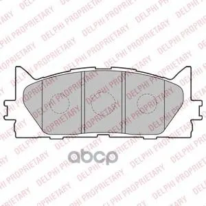Колодки Передние Toyota Camry(V40)(17.6x157.7x57.2) Lp2169 Delphi арт. LP2169