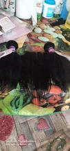 Extensiones de cabello humano 100%, 3 mechones rizados brasileños con cierre, 4x4 pulgadas, color 1b, belleza de moda, no remy, 4 Uds. En total