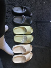 Zapatillas de casa para niño y niña, chanclas de verano para niño pequeño, Zapatillas de casa de fondo suave para interiores, zapatos de amor para playa, estilo familiar
